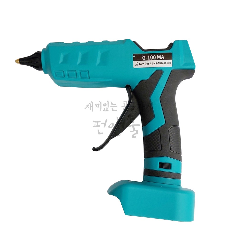 화성기전 무선충전글루건 HEC G-100MA 마끼타타입 충전식 마키다 100W 핫멜트건 18V 베어툴 27,990원