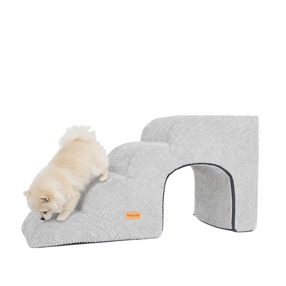 올미오펫 강아지 구름패브릭 동굴계단 4단, 어반그레이, 1개 109,900원