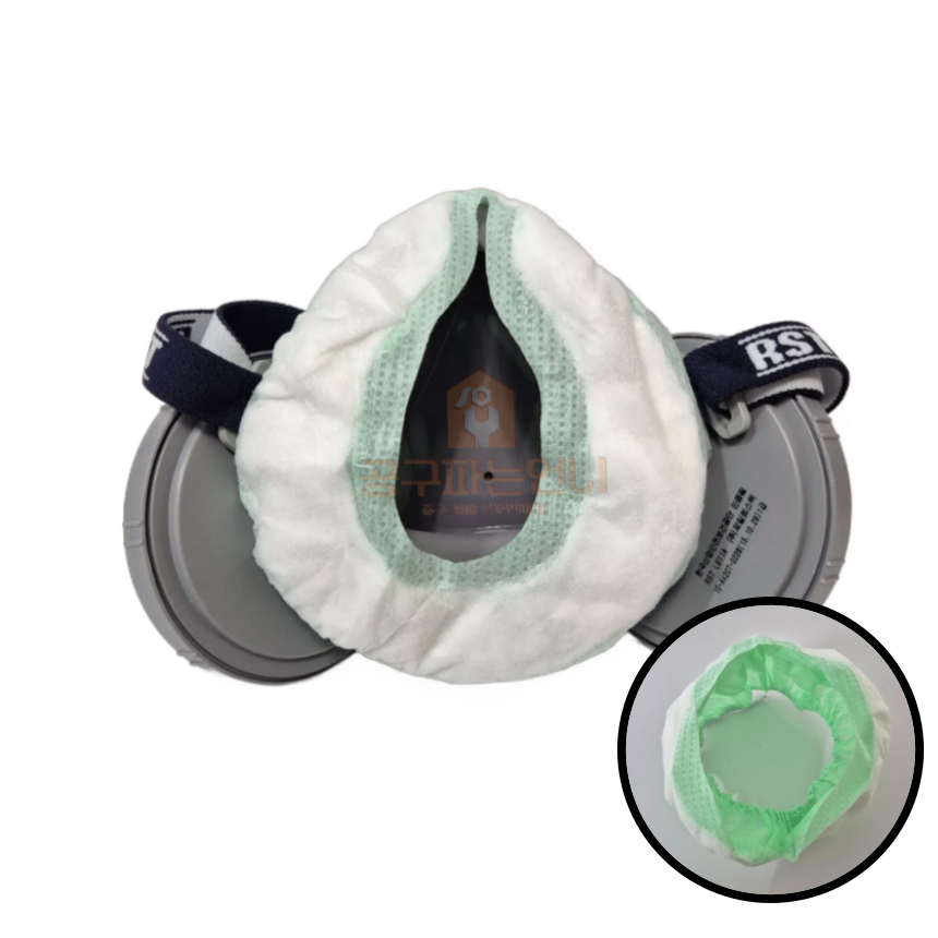 <공구파는언니>국산 마스크커버 종이커버 부직포커버 교체용 산업용 공업용 3M 방진 방독 마스크 11,000원