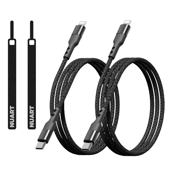누아트 C타입-애플8핀 60W PD 고속충전 패브릭 케이블 11,800원