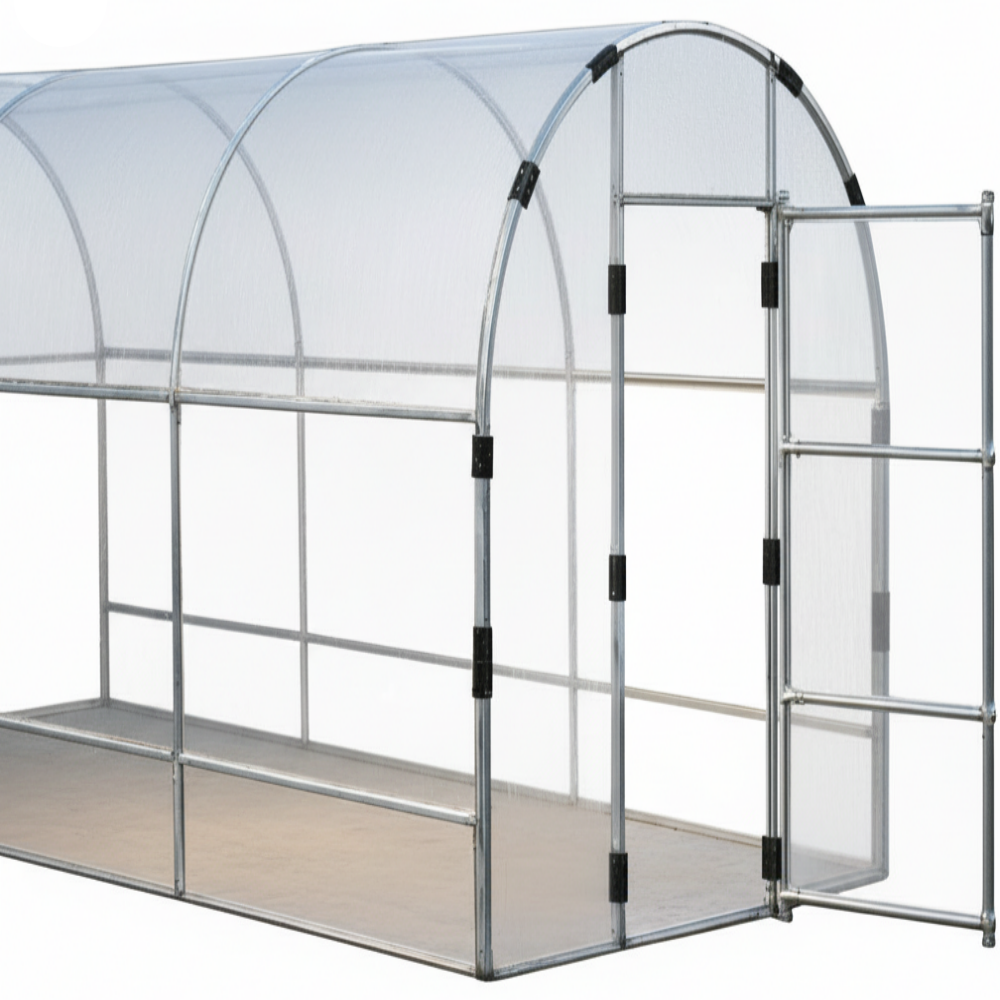 농가온 조립식 비닐하우스 대형 온실 하우스 파이프 자재 3m 4m 설치 자재 창고, 6x3x2m 319,000원