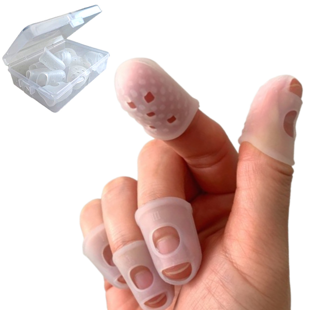 제이스토어 실리콘 손가락 골무 1호, 흰색, 10개 7,500원