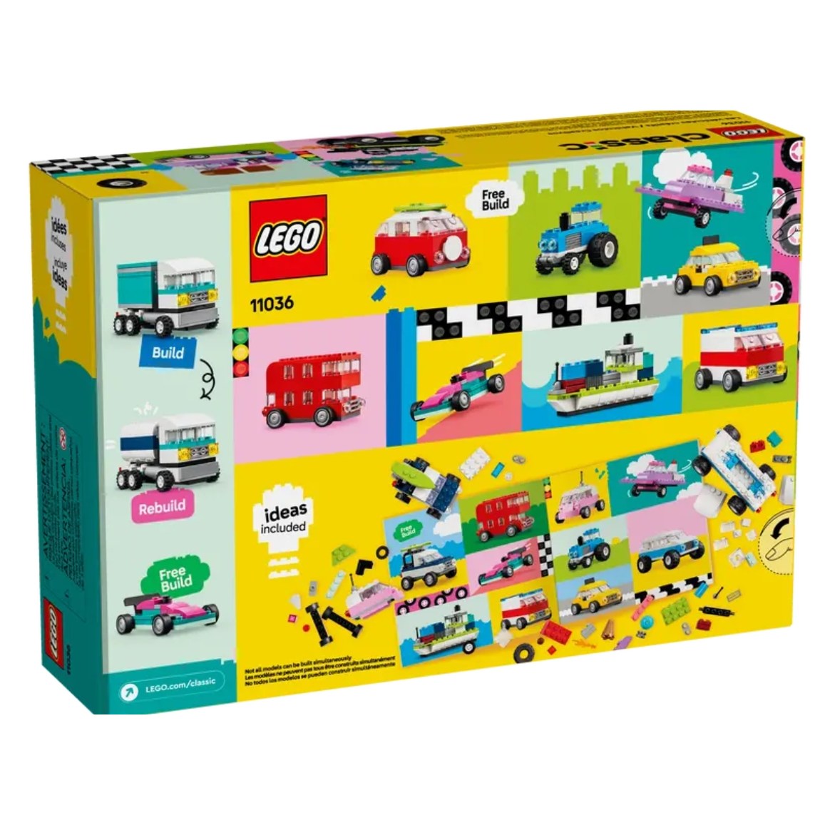 레고정품 레고 창의력 자동차 어린이 자동차 애호가를 위한 자동차 조립 장난감, 1세트, 혼합색상 86,600원