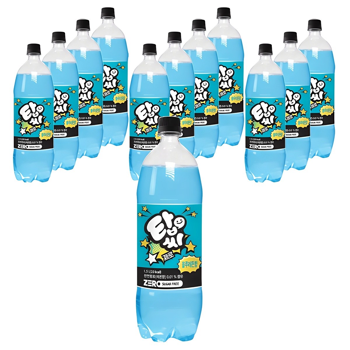 탑씨 제로 블루레몬향, 1.5L, 12개 14,900원