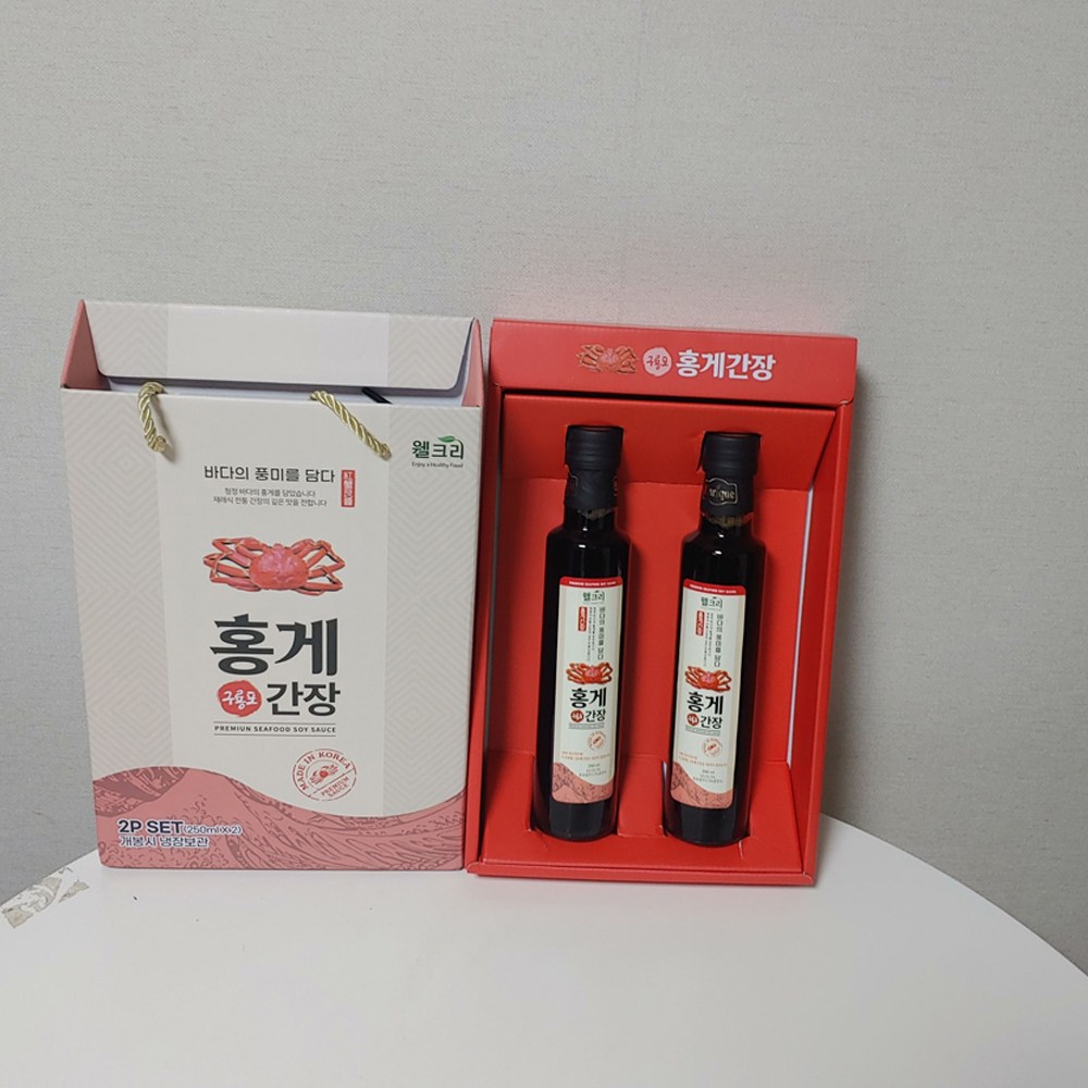 홍게간장250mlx2 선물세트 요리용 맛간장 홍게맛 소스 명절선물 8,550원