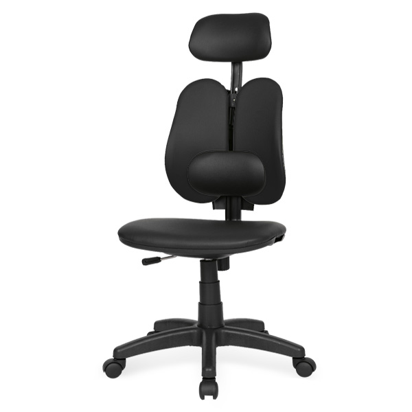 팔없는 의자 요추 헤더형 학생 사무용 듀오백 회전의자 59,760원