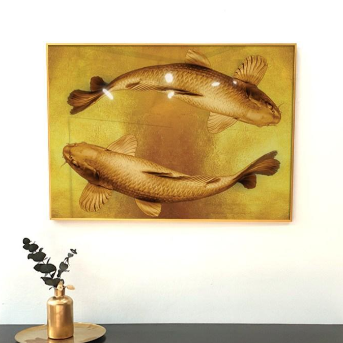앙리아트 행운의 물고기 그림 풍수 액자 인테리어 소품 집들이 개업 선물 78,900원