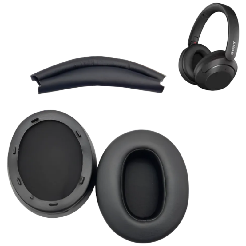 드림픽 소니 WH-XB910N 쿠션 이어패드 헤드빔 슬리브, 블랙세트 21,900원