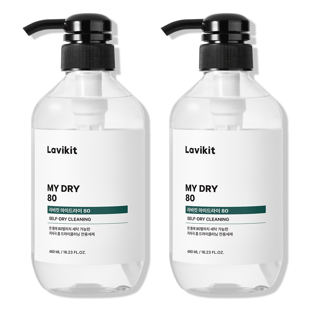 라비킷 마이드라이80 세탁세제 본품, 480ml, 2개 32,000원