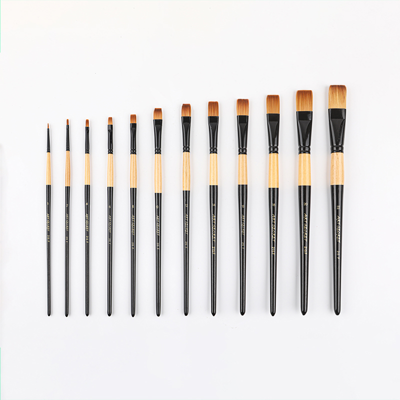 아트시크릿 수채화 아크릴화 인조모 납작붓 플랫 215F, 1개, 10호 2,200원