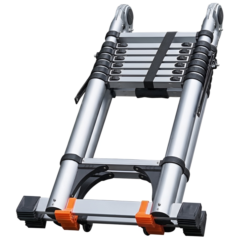 로카네 이동식 바퀴 안전사다리 마그네슘합금 A형 사다리 미끄럼방지 접이식 다기능 휴대용 두꺼운 공사 가정용, 1개 472,000원