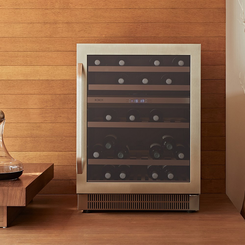 보보스 윈텍 빌트인 겸용 와인냉장고 JG-45B 44병 와인셀러 블랙,실버, JG-45B 44병 134리터 실버, 실버 1,540,000원