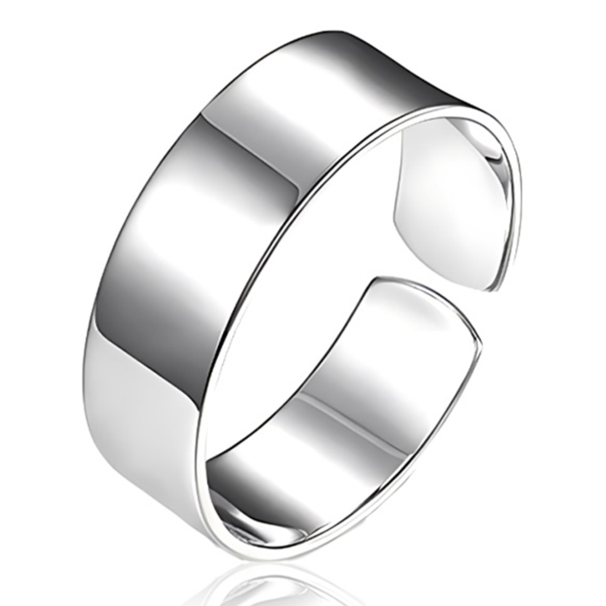 LOVFAS 순은 925 오픈 링 초슬림 미러 폴리싱 반지 35,900원