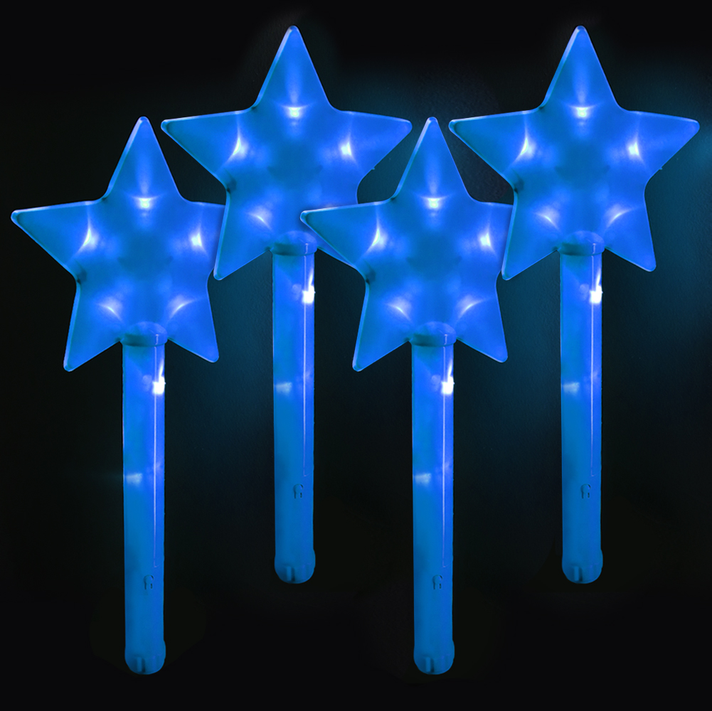 바에이비오 LED 대형 별 응원봉 콘서트 스타 야광봉, 블루, 4개 7,480원