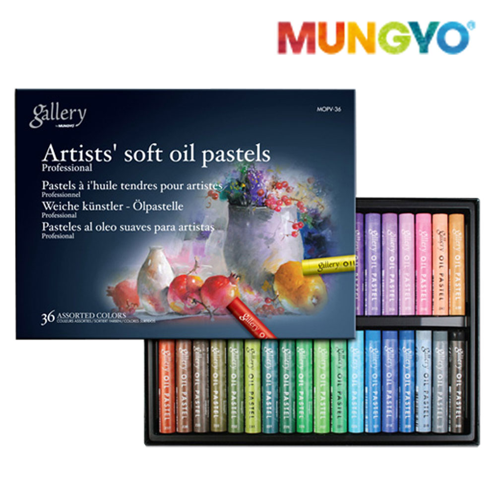 문교 갤러리 소프트 오일파스텔 36색 세트 MOPV-36 전문가용 16,200원