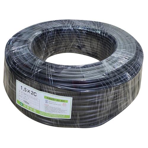 미주 범용비닐시스코드 2C*1.5SQ (VCTF) 100M 90,000원