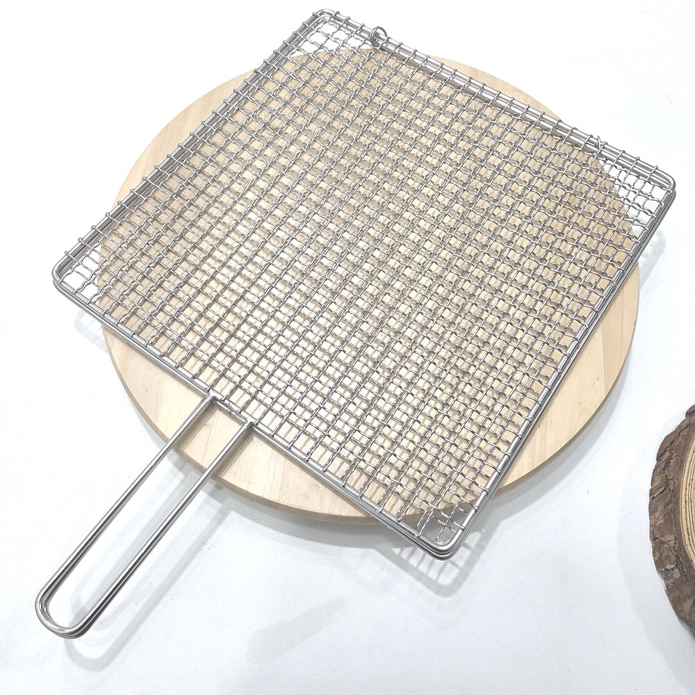 DJ석쇠 32 x 32cm 국산 스텐 손잡이석쇠 D2, 1개 21,900원