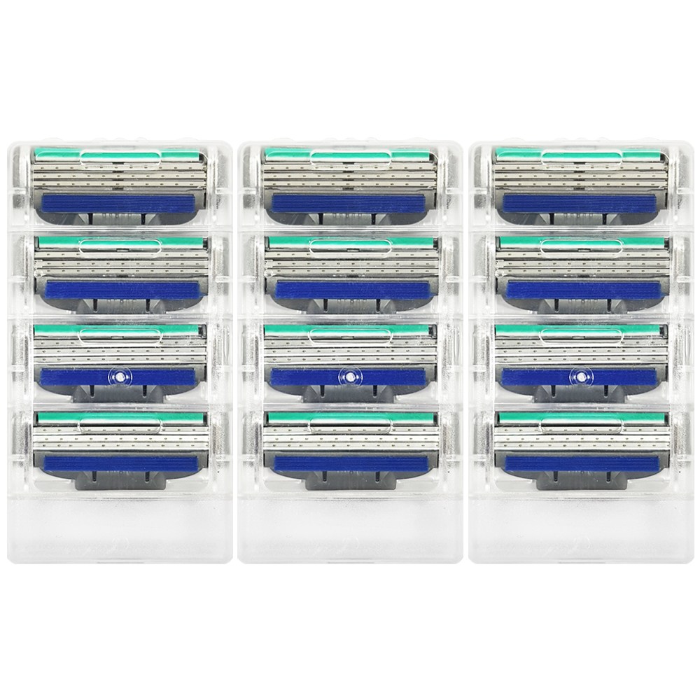 ARES 질레트 마하3 터보 면도날 호환 12입 3중날 윤활스트립 13,200원