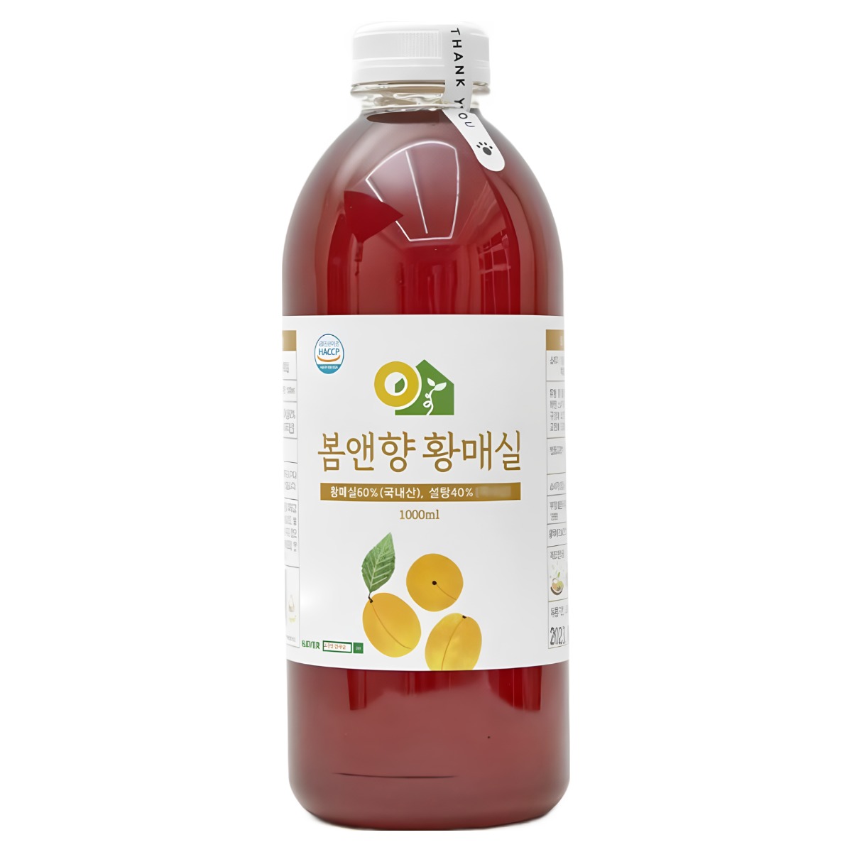 3년숙성 하동 황매실청 1000ml /매실원액/황매실/농가배송, 1L, 1개 16,800원