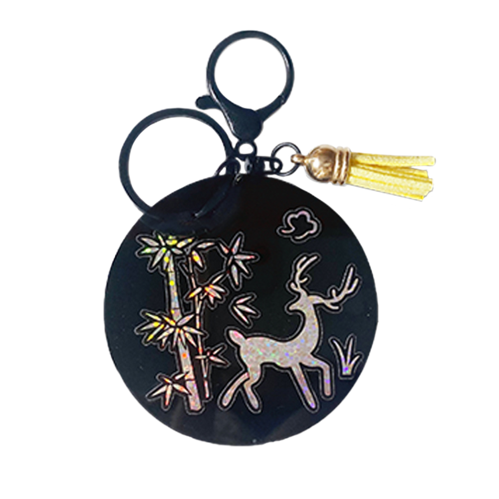 심아트 자개 키링만들기 세트 어린이 만들기 재료, 10개, 블랙 27,500원