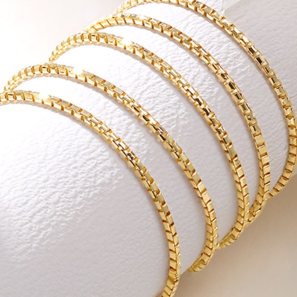 골드앤 14K 뮤트 체인 반지 금 잠자리 레이어드 우정 컷팅 실반지 86,200원