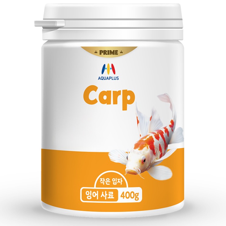 아쿠아플러스 작은입자 프라임 잉어 사료, 1개, 400g 8,880원