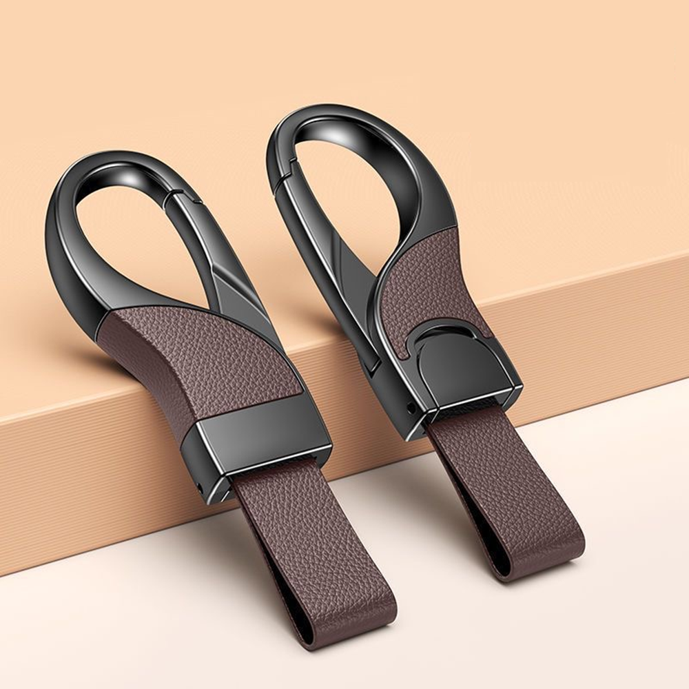 다은랜드 고급 가죽 바지 차키링 2개, 갈색 9,800원