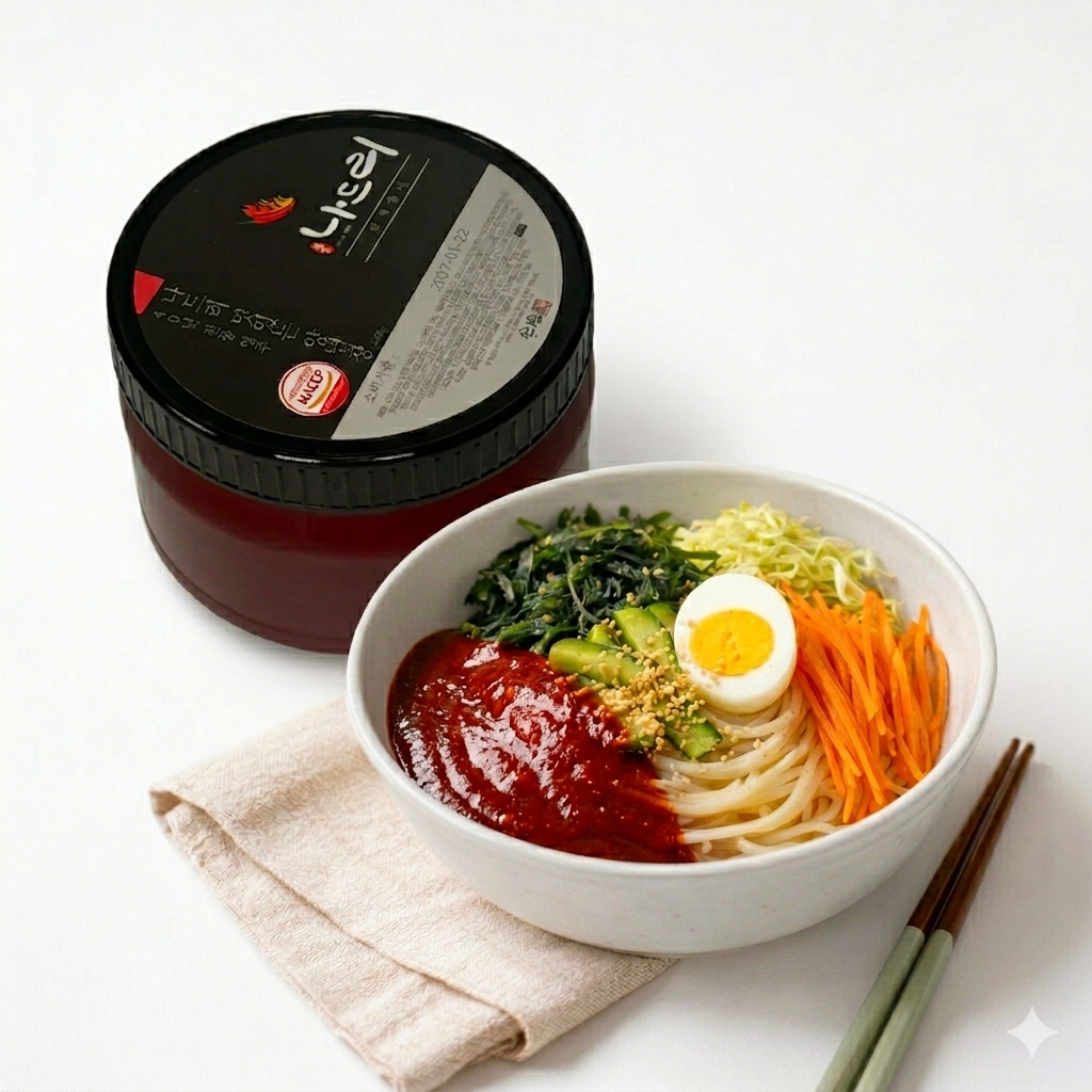 백년가게 40년 3대째 이어온 영주나드리 쫄면맛집 - 불쫄면소스, 3개, 500g 39,000원