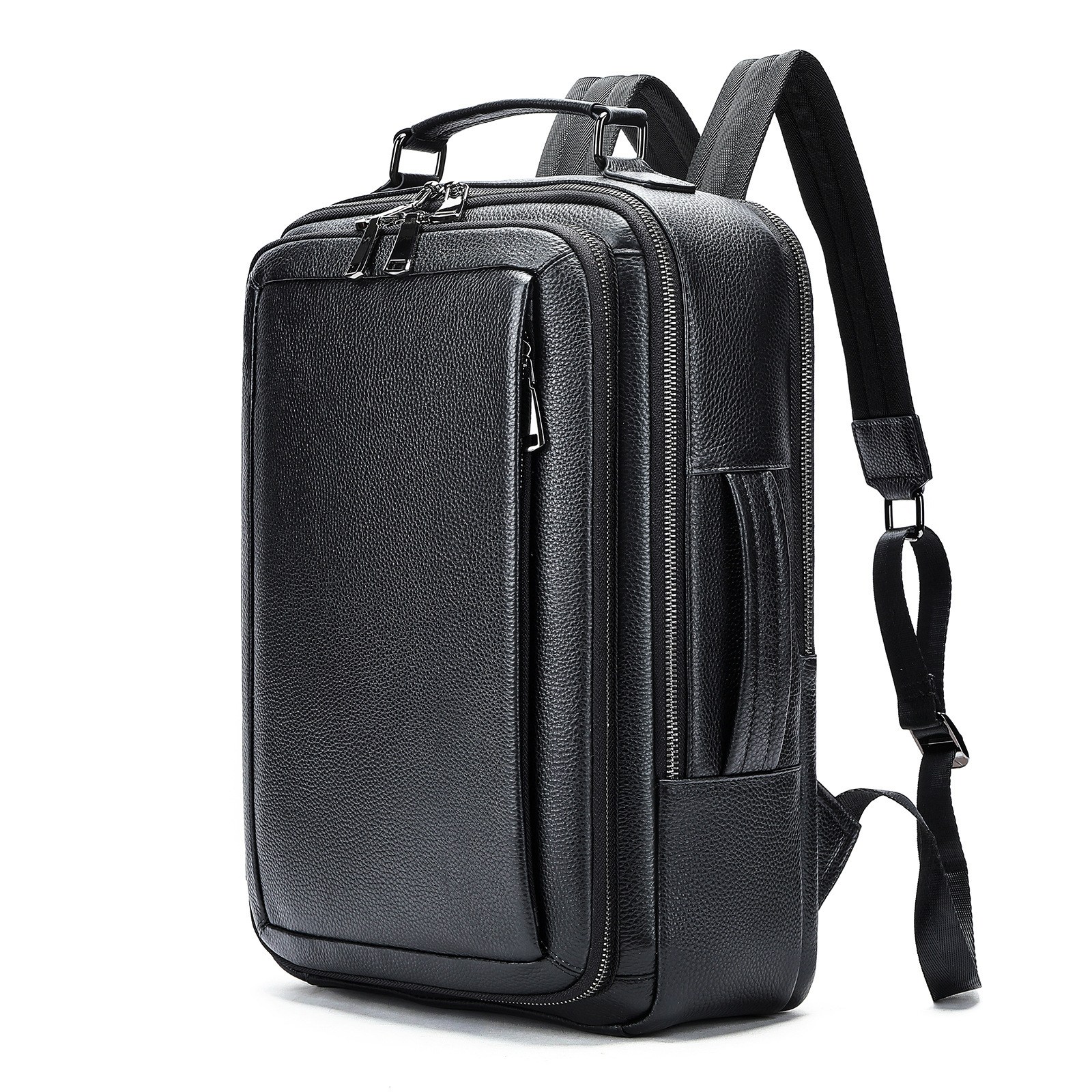 Mimi Market 남자 천연소가죽 대용량 노트북 백팩 직장인 대학생 출장 가방 89,000원