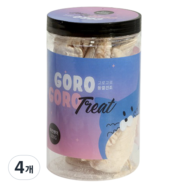 gorogoro 반려동물 동결건조 트릿, 100g, 4개, 치킨텐더 19,600원
