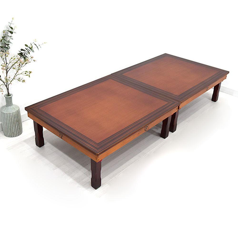 남원은행공방 흑단 교자상 900 x 750 x 310 mm 2p + 상커버 세트, 붉은색 156,000원