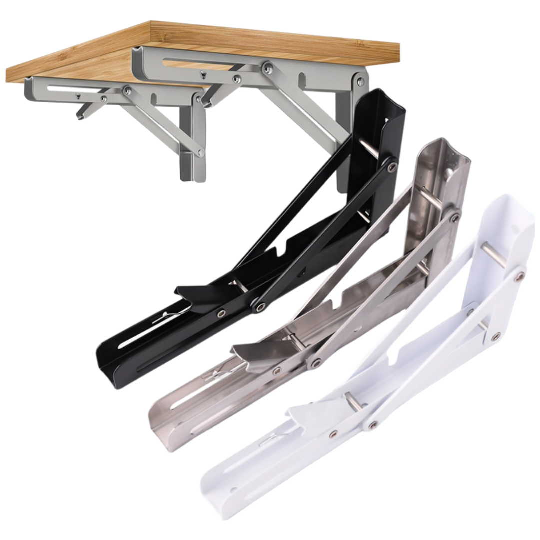 접이식 까치발 선반브라켓 선반지지대 선반대 스테인레스 스텐 스틸 블랙 화이트 스텐 받침대, 1개, 스틸(블랙) 받침대 350mm 4,250원