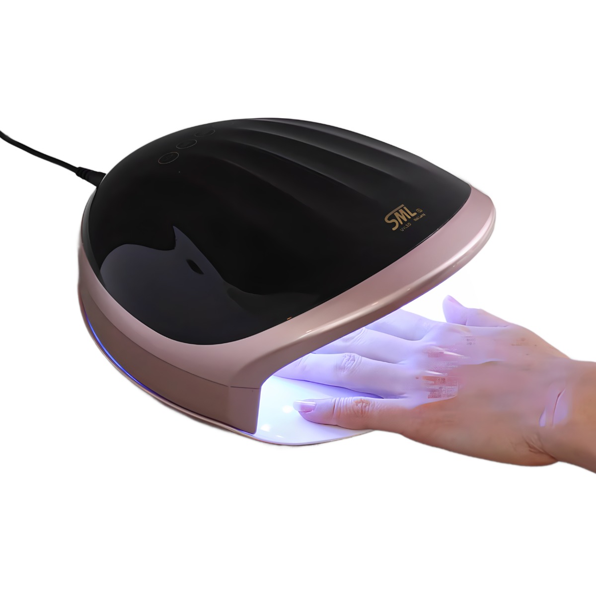 e세상 전문가용 SMLs5 48W LED 젤 네일 램프, 1개, 블랙 골드 36,000원