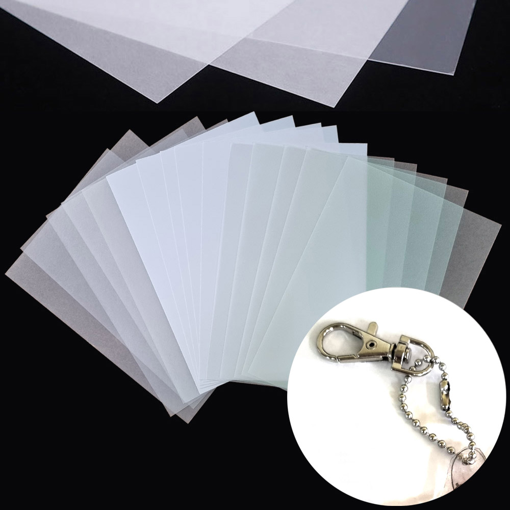 방과후 키링만들기 미술종이 수축종이 반투명 완전투명 불투명 50장 구우면 작아지는 매직페이퍼 23,900원