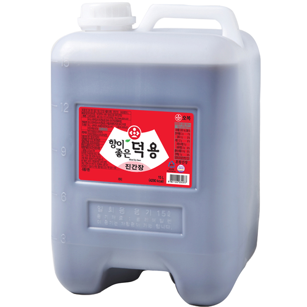 오복식품 향이 좋은 덕용 진간장, 15L, 1개 29,000원