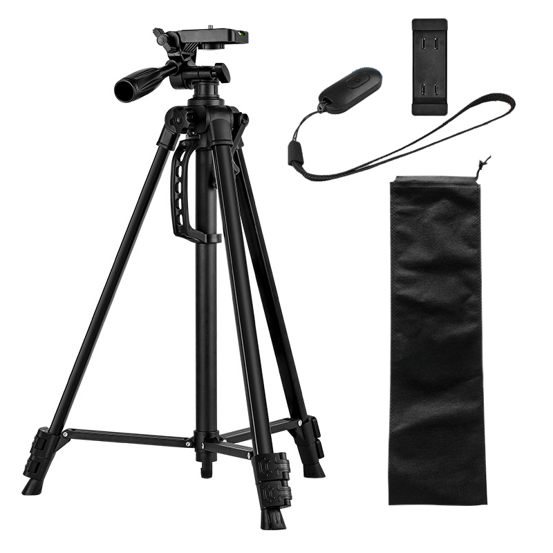 센티브 스마트폰 카메라 삼각대 141cm 블루투스 리모컨 거치대, 1개, 블랙, 3366 16,600원