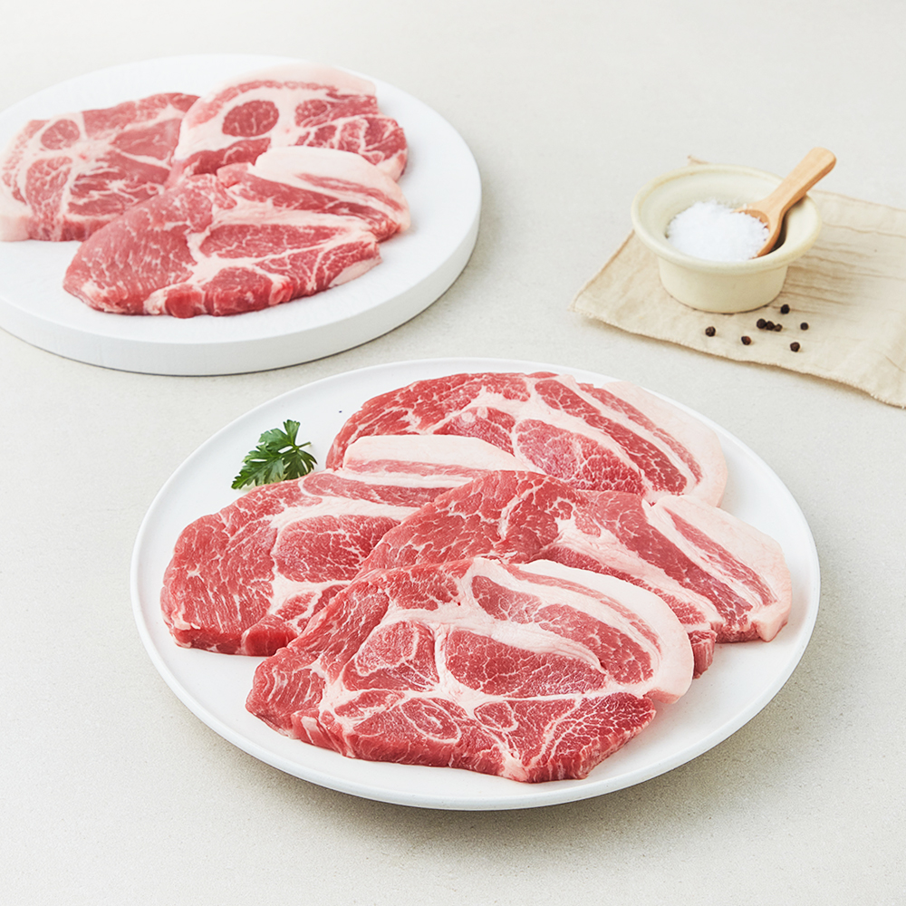 [로켓프레시] 고급진 캐나다산 목살 구이용 (냉장) 14,990원