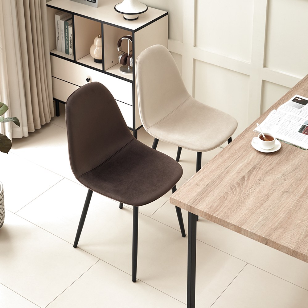 소우디 식탁의자 사무용의자 카페의자, 모카, 1개 32,640원
