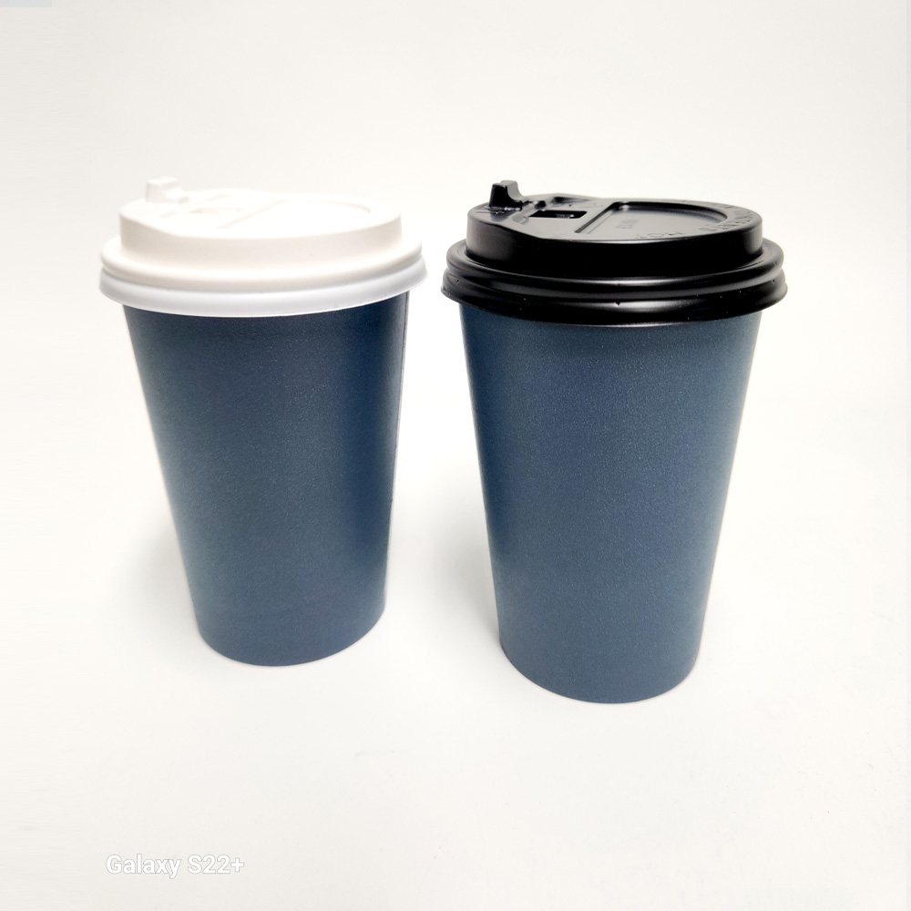 테이크아웃 13온스 종이컵 네이비칼라100개+뚜껑100개 세트상품, 100개 10,650원