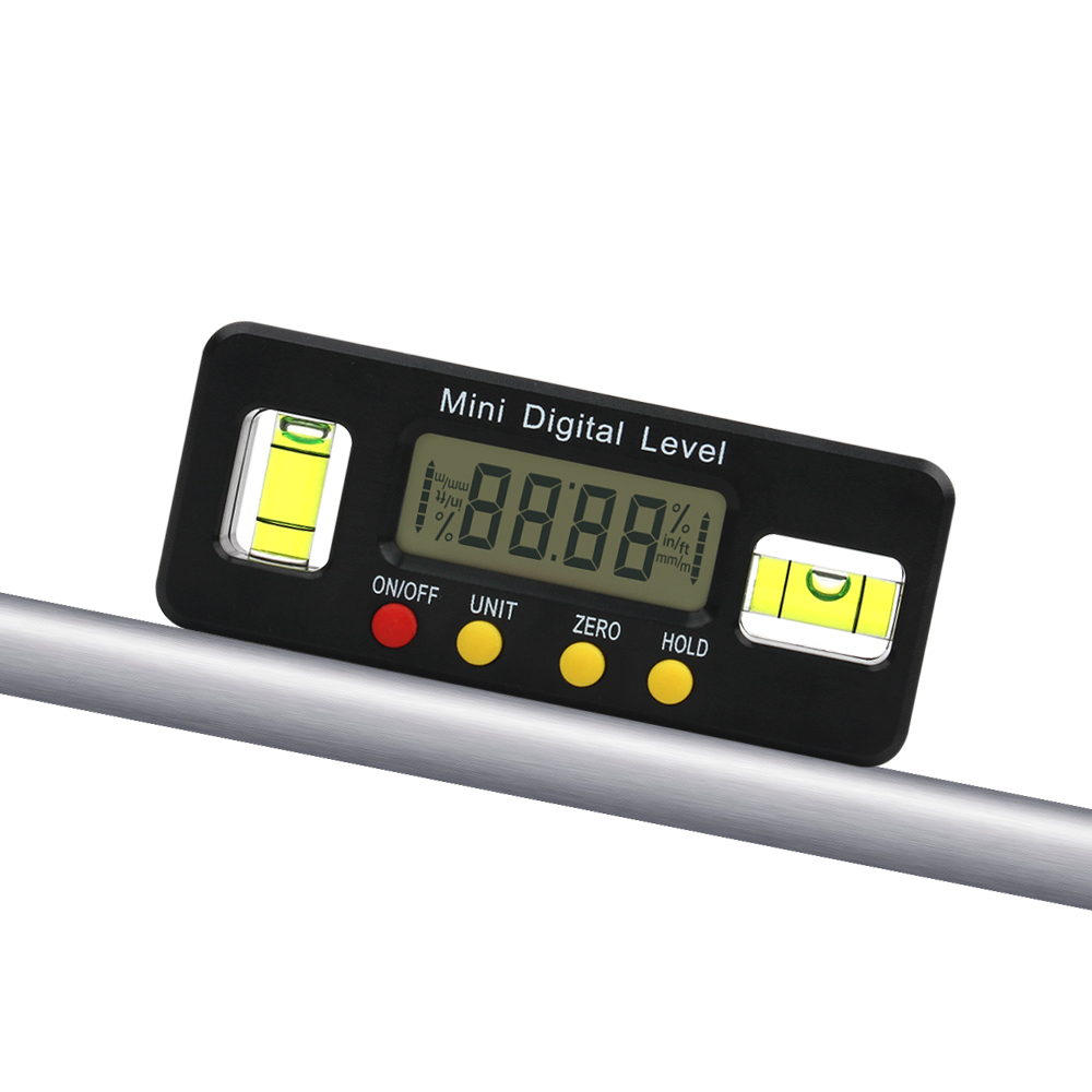 야토 미니 디지털 수평계 전자 레벨 각도기 각도측정기 4면측정 자석탑재, 1개 18,500원