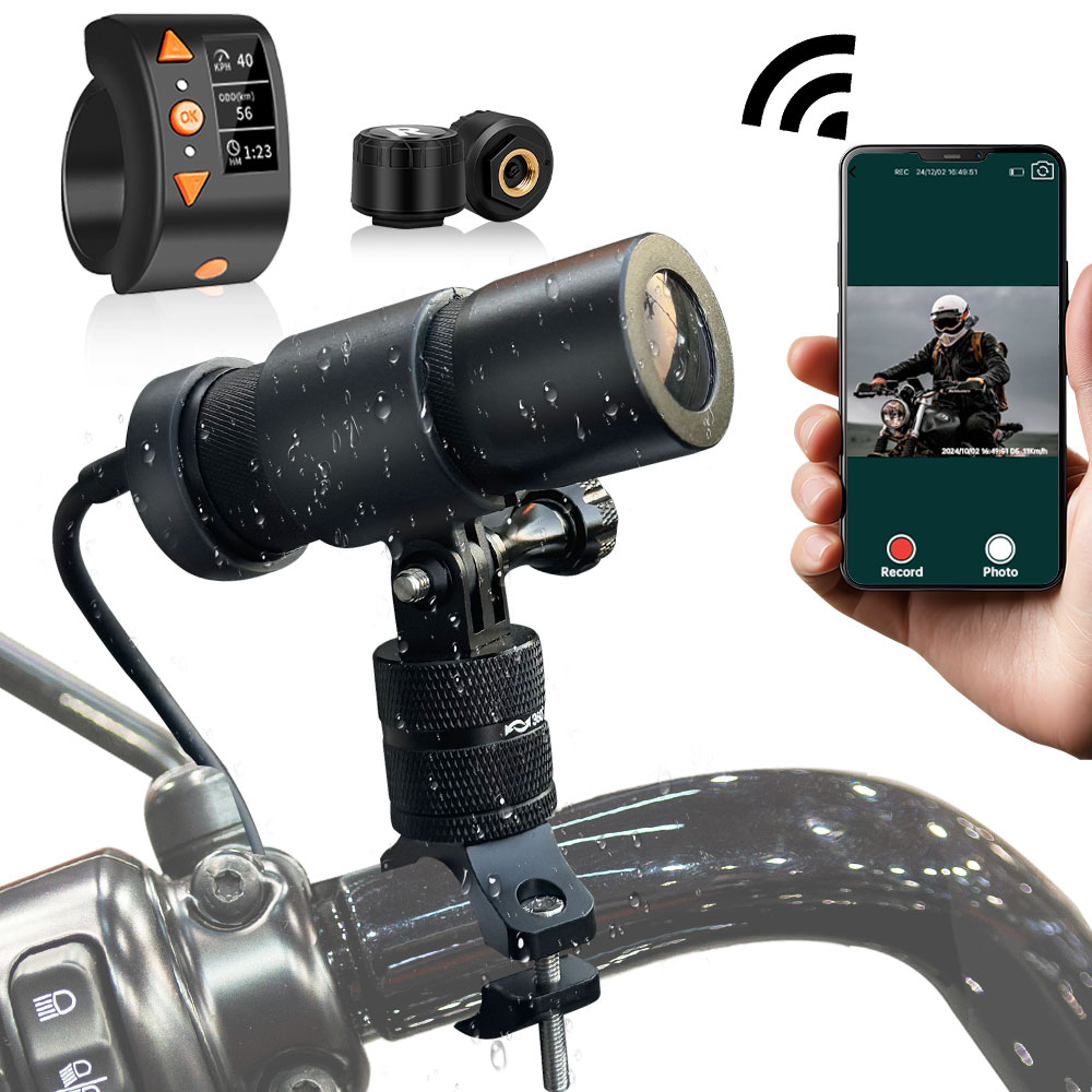 VSYS 오토바이 바이크 자전거 헬멧켐 핸들바 카메라 D5S OLED 유선 컨트롤러 full 1080P 나이트 비전 GPS TPMS 143,440원