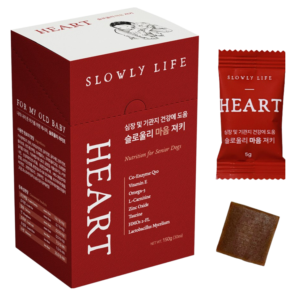 슬로울리라이프 마음 노견 강아지 심장 영양제 1세트, 1개 21,900원