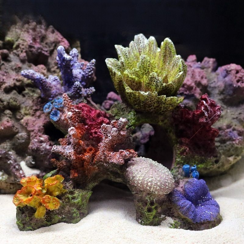 리문 어항꾸미기 장식 산호 말미잘 물고기은신처 놀이터, 1개, 물고기 서식지 26,900원