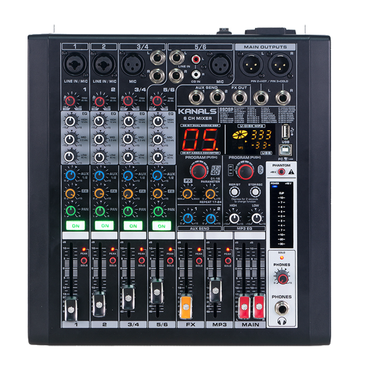 카날스 엔터그레인 6채널 이펙터 USB 블루투스 녹음기능 오디오 믹서 522,000원