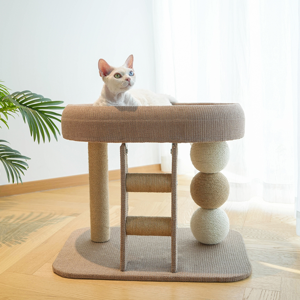 칠시 고양이 프리미엄 감성 심플 캣타워, 브라운, 1개 43,900원