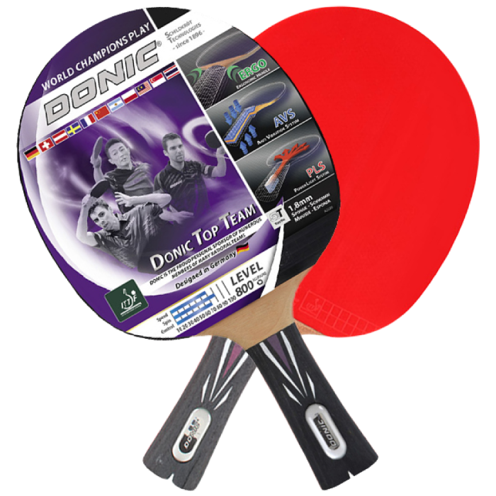 도닉 TT 배트 탑팀 800 쉐이크 탁구라켓(754198)하이파워 33,600원