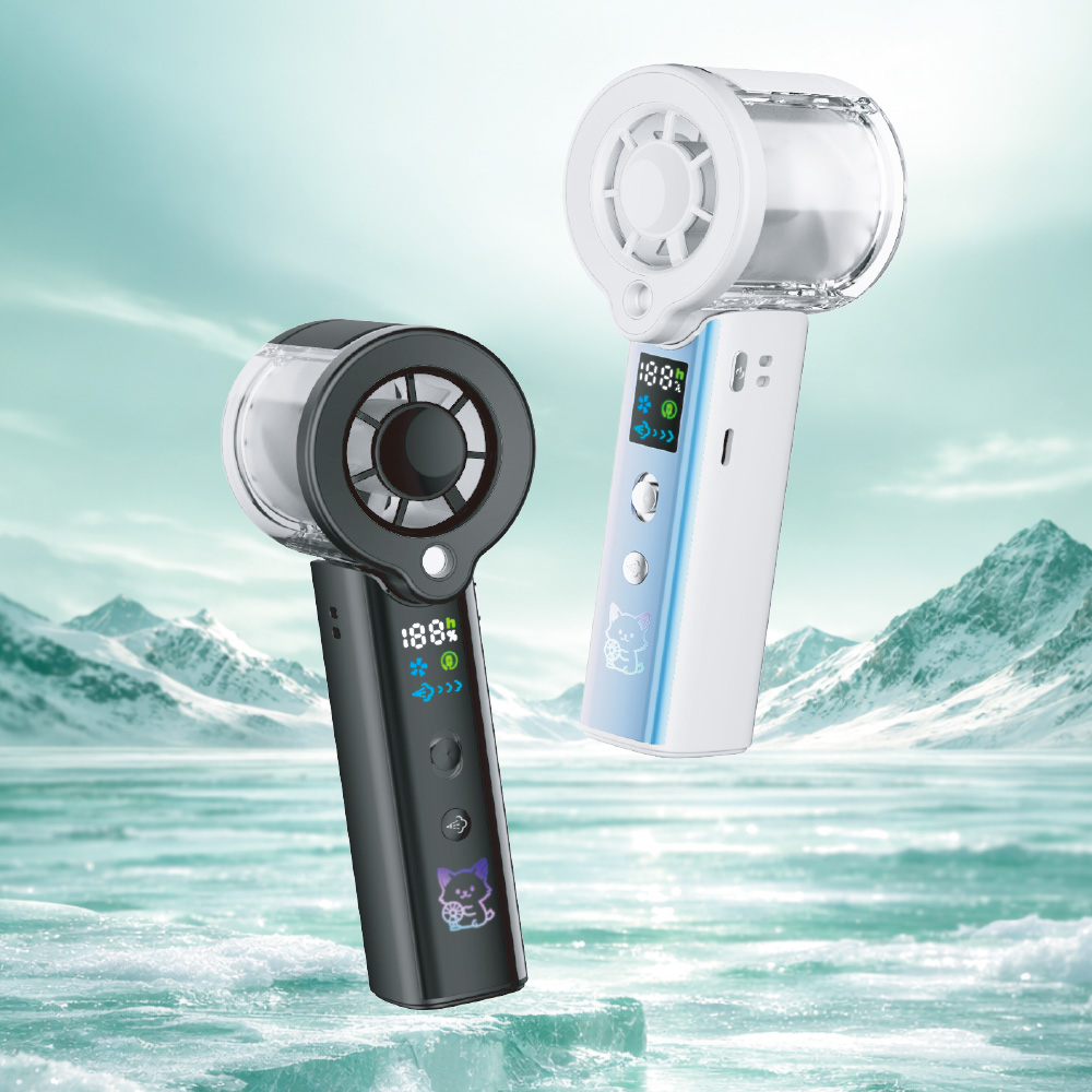 스카이뷰 미스트 휴대용 손선풍기 급속 냉각 선풍기 무선 손풍기 F1, 화이트, F1 49,800원