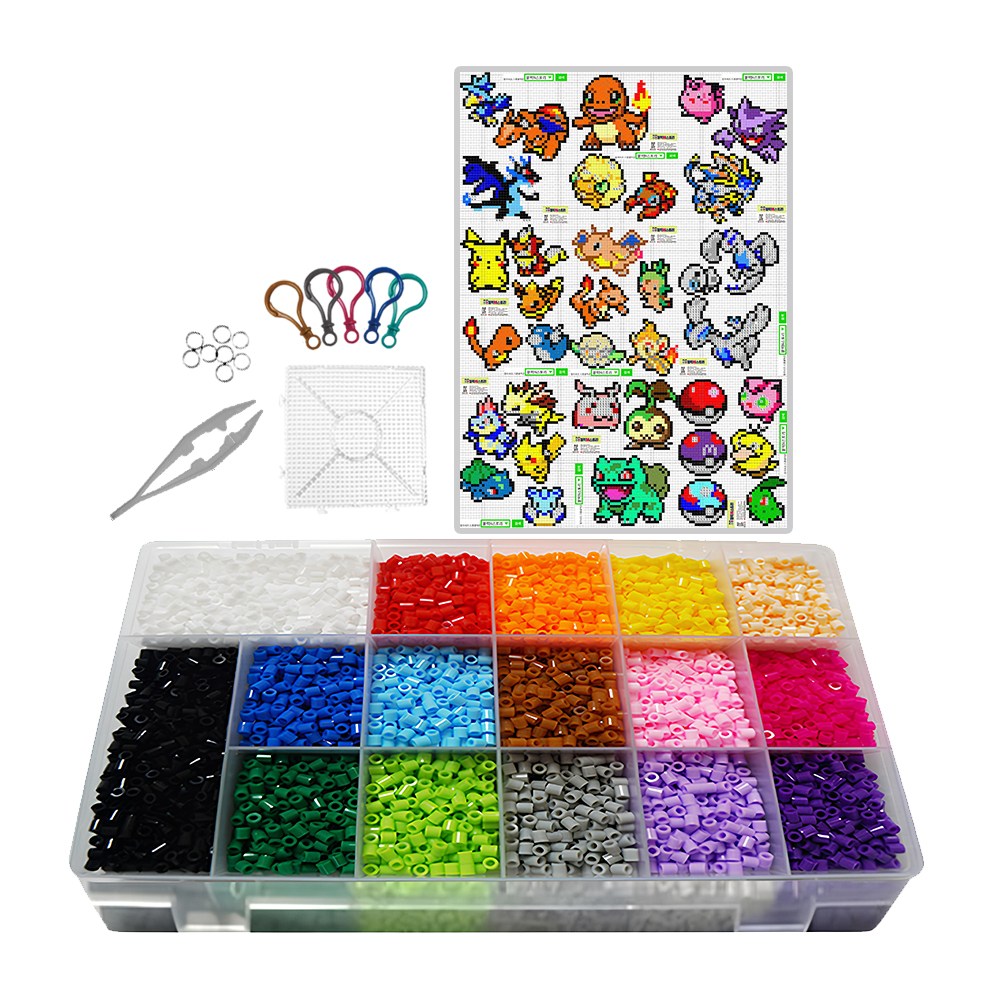 블럭N스토리 인기캐릭터 컬러비즈세트 풀세트 구성, 인기1, 1세트 33,000원