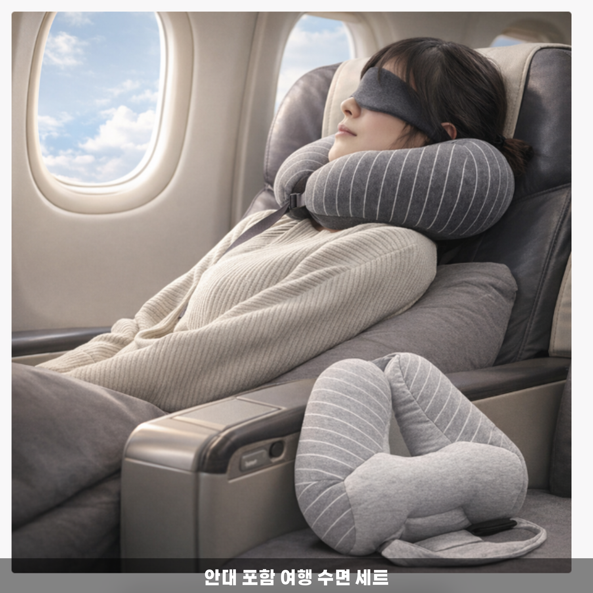 여행용 목베개 안대 세트 비행기 차량 휴대용 숙면 목쿠션 JC 38,900원