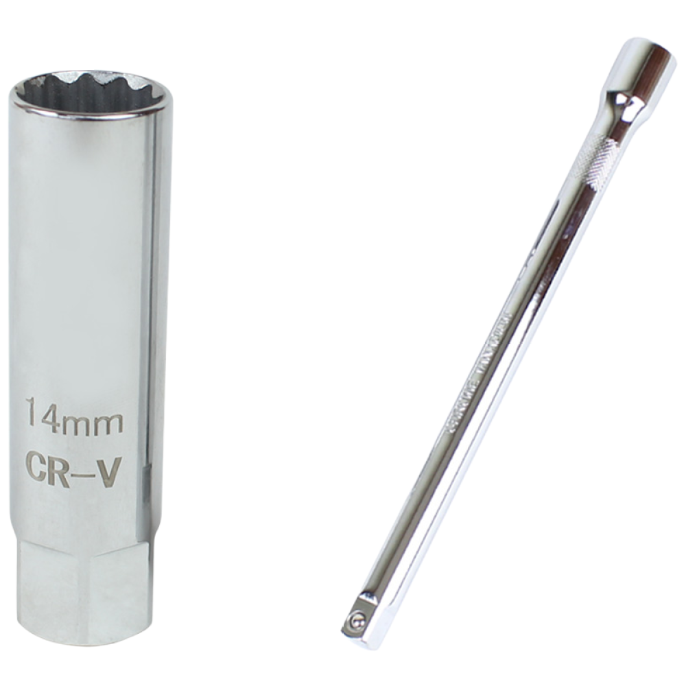 세인티에프 점화 플러그 소켓 일반형 14mm 복스연결대 3/8 250mm 세트 자석형 렌치 롱 복스알, 1세트 7,700원